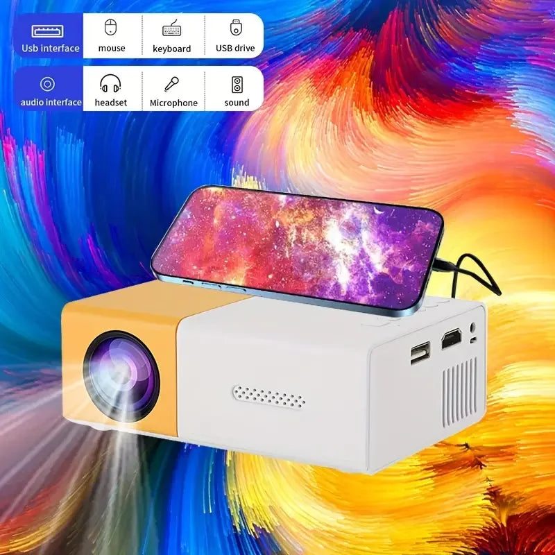 HomeFyZy BeamBox Mini Projector™- LED Mini Home Theater Projector
