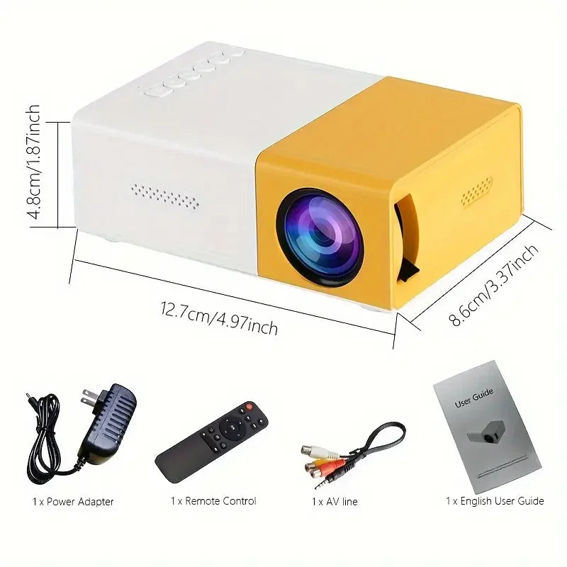 HomeFyZy BeamBox Mini Projector™- LED Mini Home Theater Projector