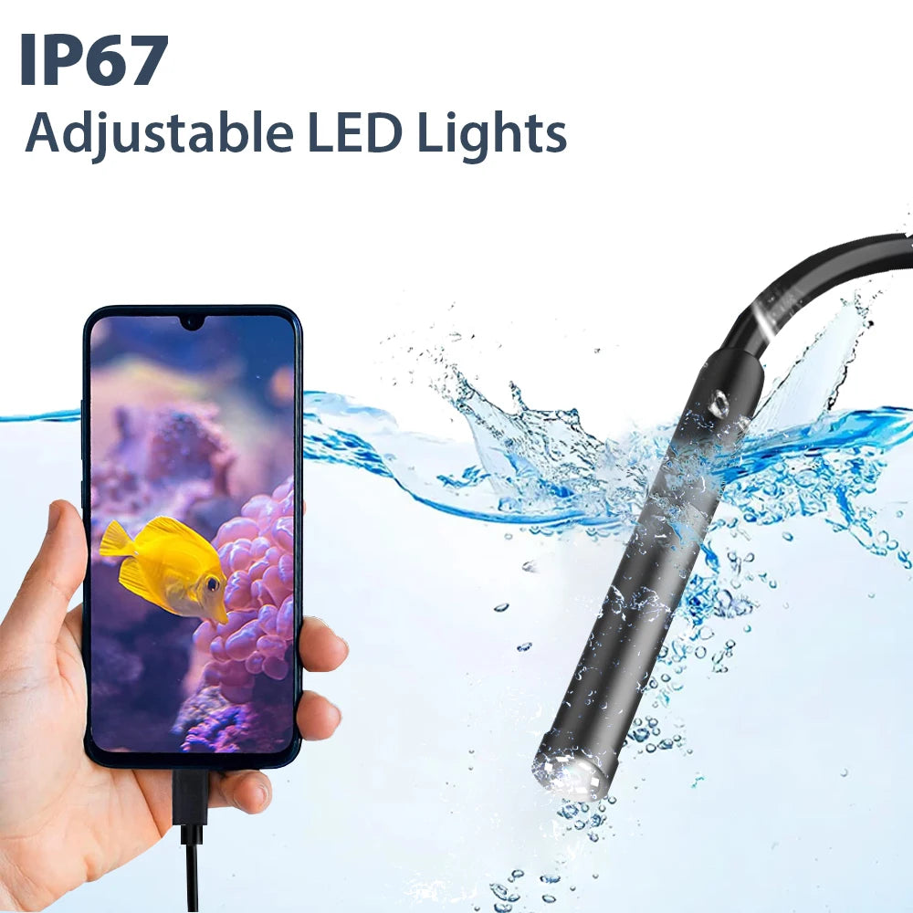 HomeFyZy Dual-Lens Endoscope Camera™ - 2MP Single/Dual Lens Endoscope Camera Mini Inspection Camera