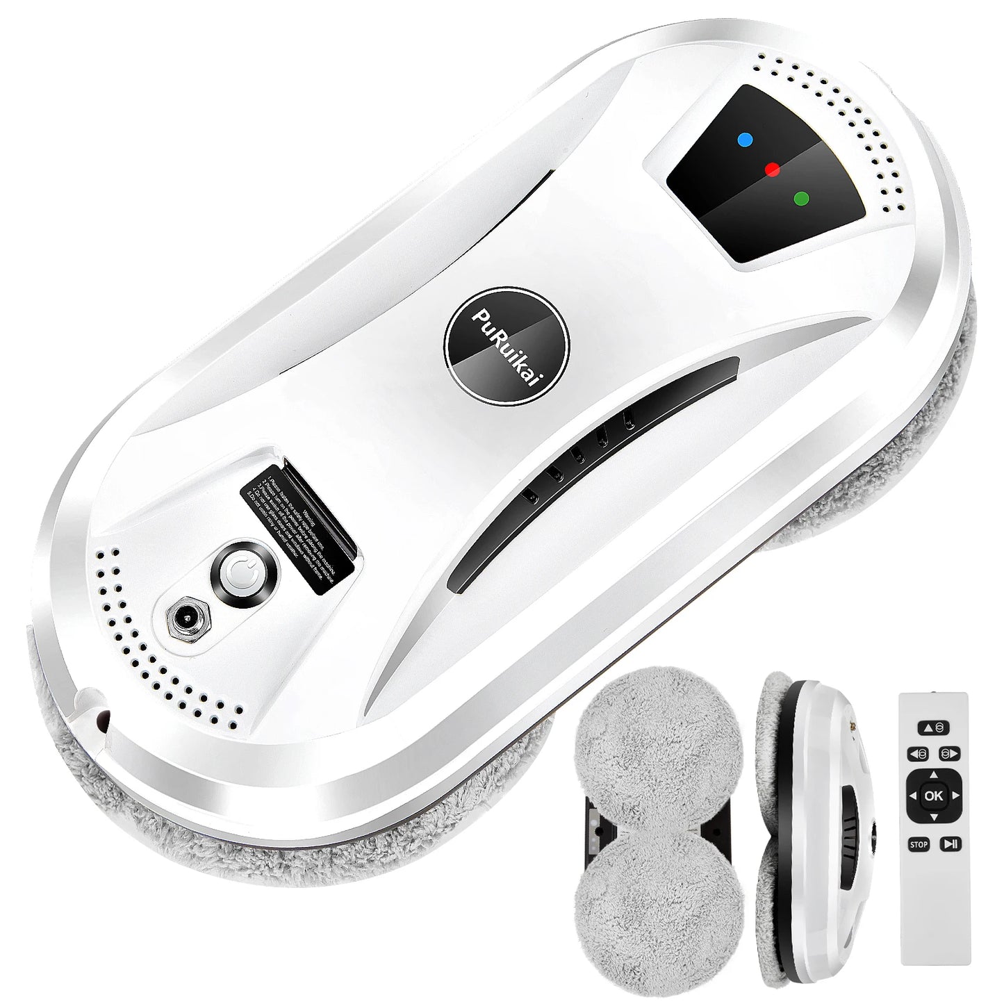 HomeFyZy Window Shine Bot™ Ultra thin Robot Vacuum Cleaner Remote Control for Home