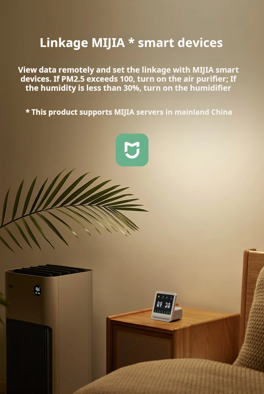 HomeFyZy AirSense™ – Smart Air Quality Monitor (CO₂, PM2.5, Temp & Humidity)
