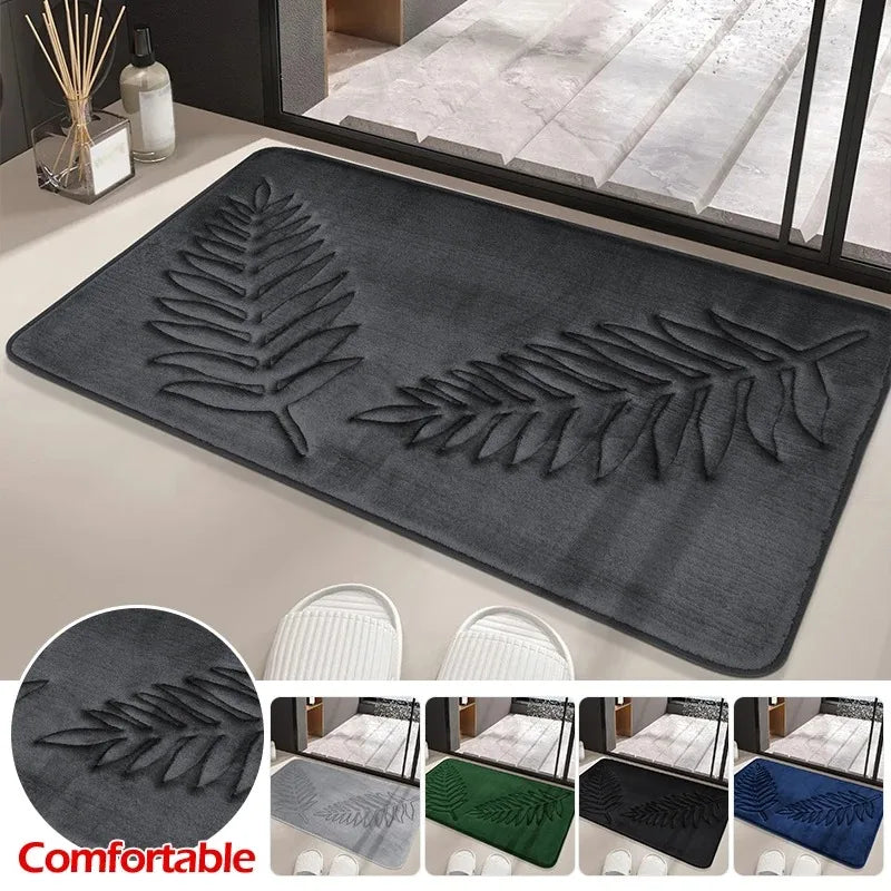 HomeFyZy SoftGrip Bath Rug™- Fashion Bath Rug Soft Non-Slip Quick Dry Bath Mat