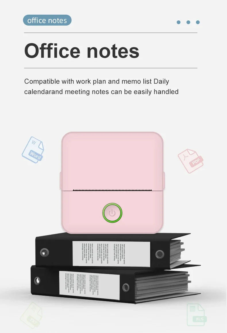 HomeFyZy Pocket Thermal Label Printer™ - Mini portable HD printer sticker label printer