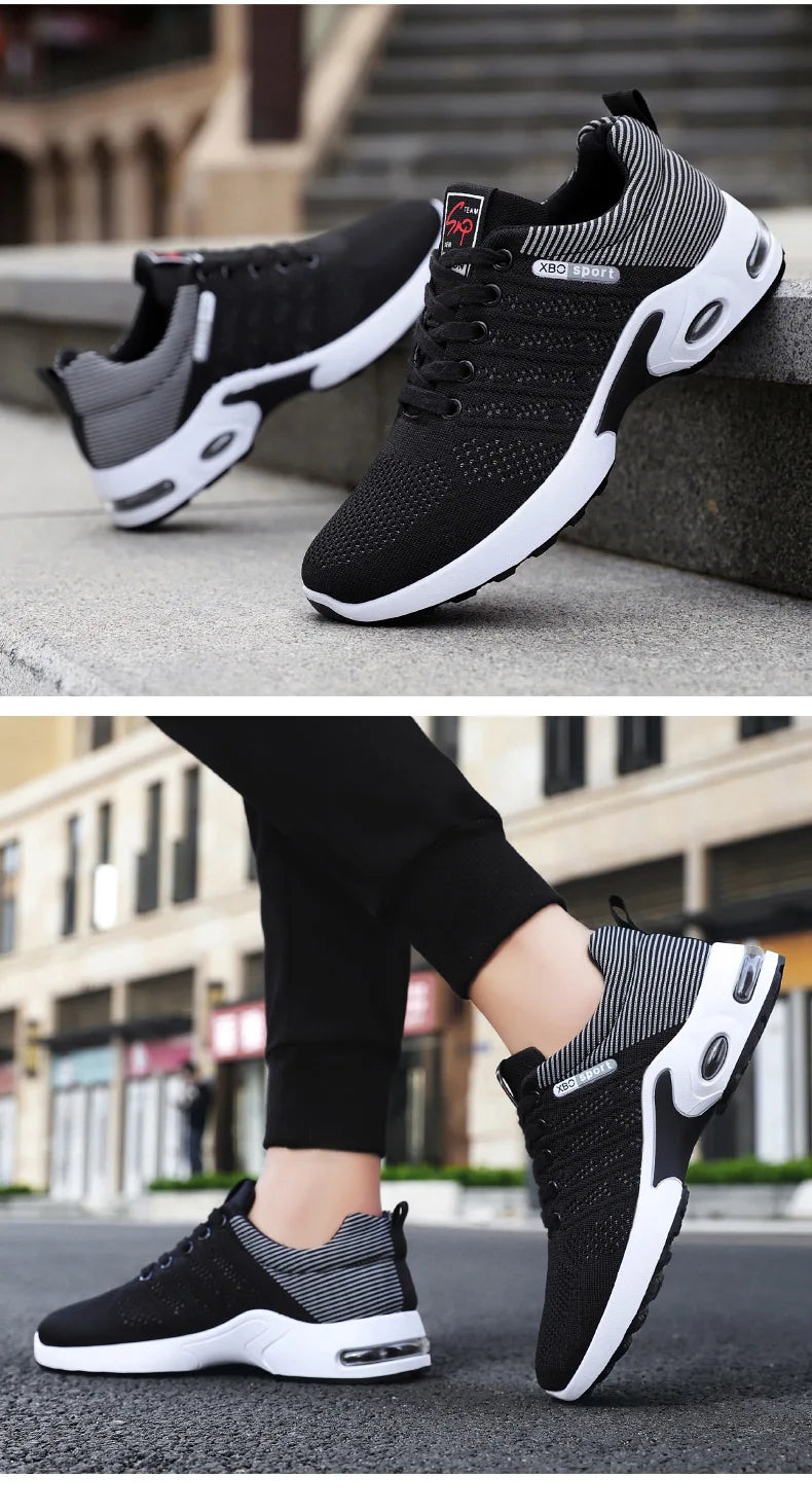 HomeFyZy AirStride Men’s Sneakers™ - Sneakers men running shoes
