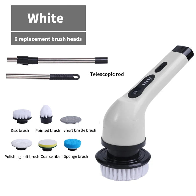 HomeFyZy Spin Brush Clean™ 9-in-1 Electric Cleaning Brush Electric Spin Cleaning Scrubber Electric Cleaning Tools