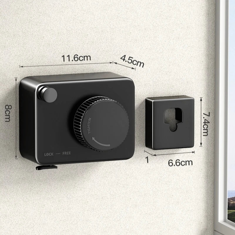 HomeFyZy FlexDry Retractable Line™ - Retractable Clothesline Stainless Seel, Space-Saving
