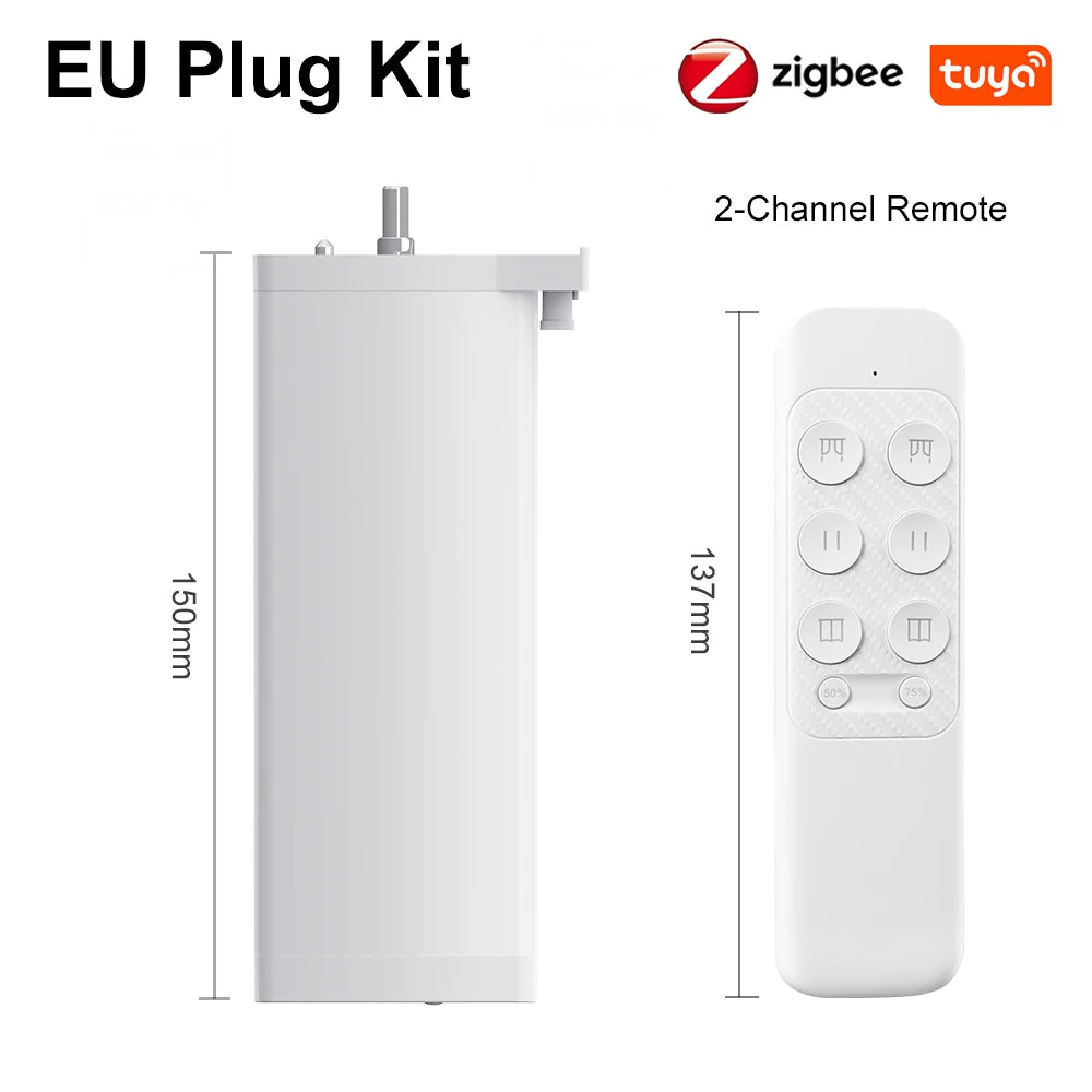 HomeFyzy AutoCurtain Pro™ Smart Zigbee/WiFi Electric Shutter Curtain Motor