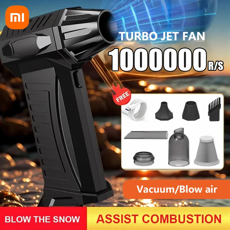 Xiaomi TurboJet™ - Super Violent Blower 800000RPM Brushless Turbo Jet Blower Dry 10000mAh Fast Charging Duct Fan Cleaning Tool
