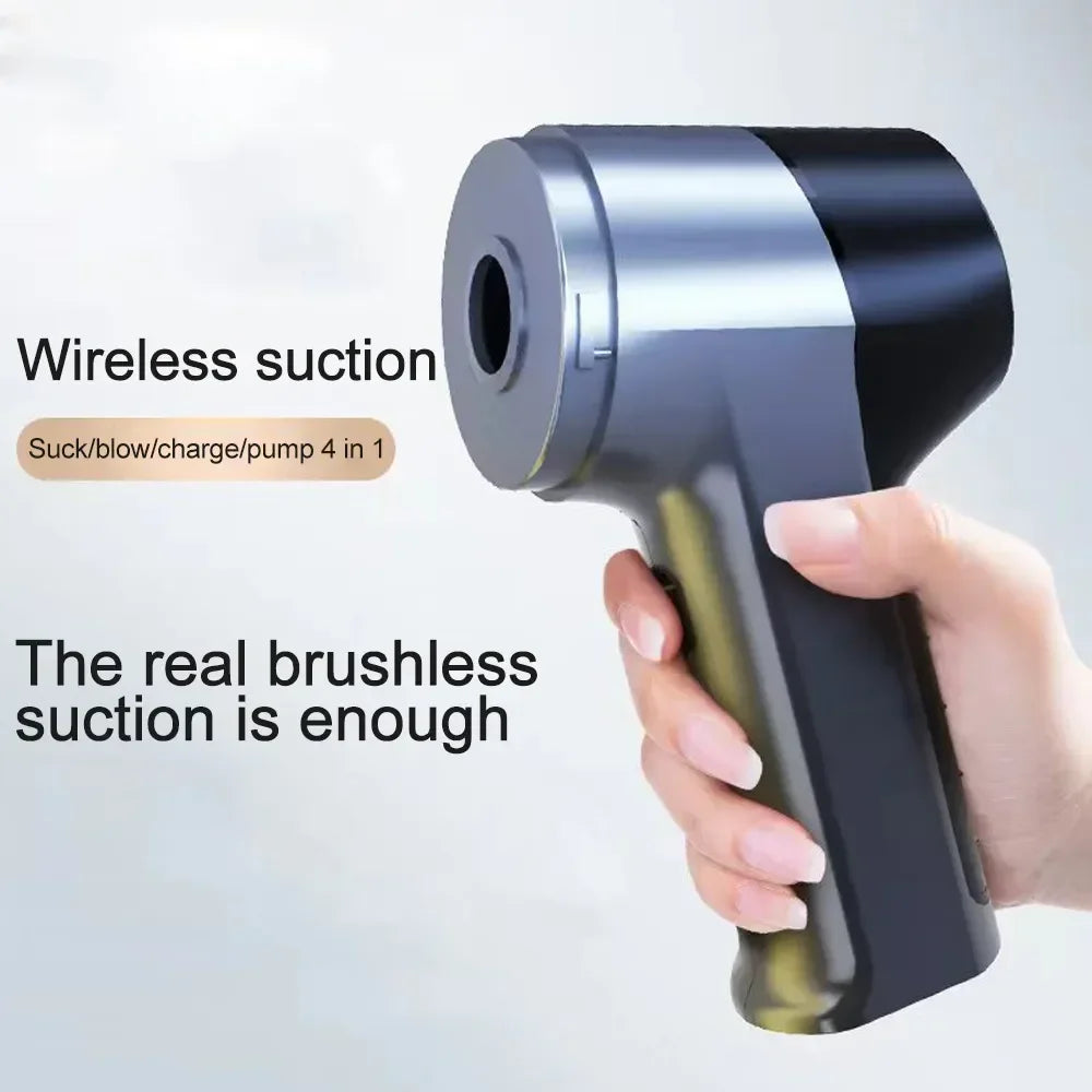 HomeFyZy CarClean™ - Vacuum Cleaner 4 in 1 Wireless Vacuum Cleaner Handheld Vacuum Pump