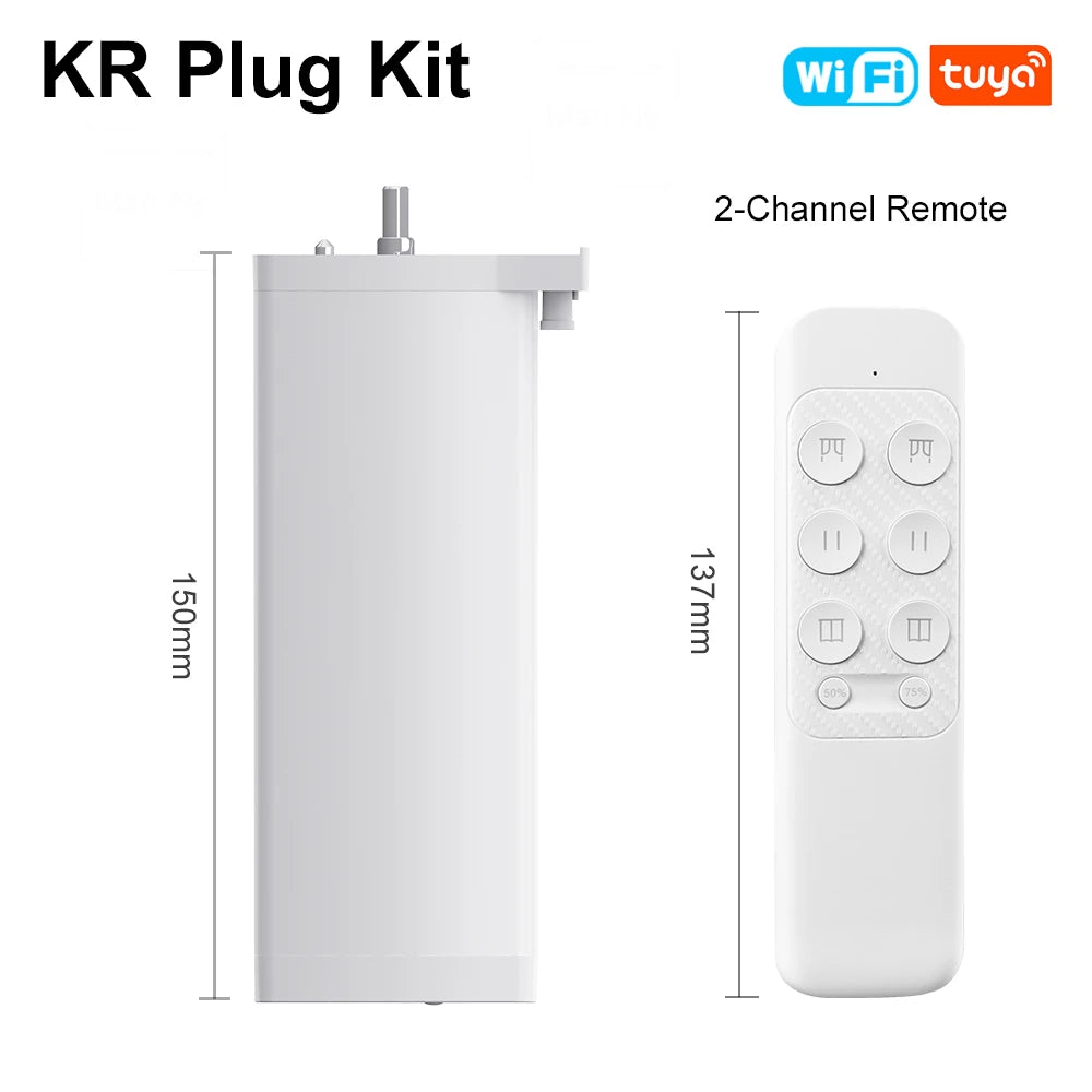 HomeFyzy AutoCurtain Pro™ Smart Zigbee/WiFi Electric Shutter Curtain Motor