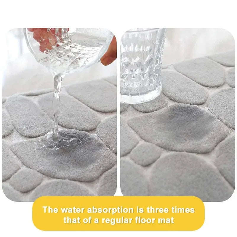 HomeFyZy SoftGrip Bath Rug™- Fashion Bath Rug Soft Non-Slip Quick Dry Bath Mat