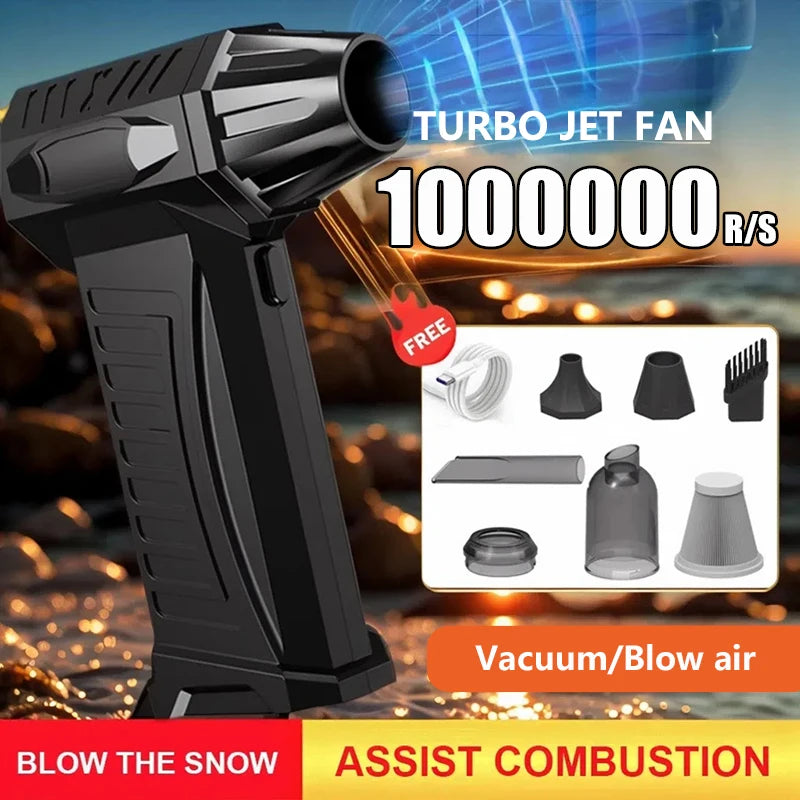 Xiaomi TurboJet™ - Super Violent Blower 800000RPM Brushless Turbo Jet Blower Dry 10000mAh Fast Charging Duct Fan Cleaning Tool