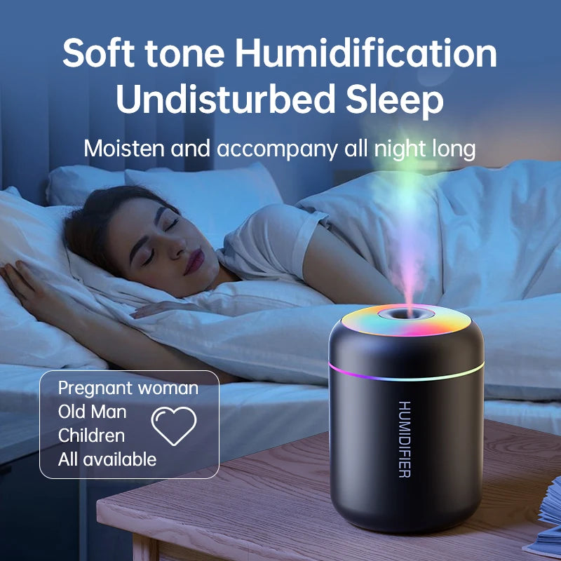 HomeFyZy MiniMist™ - 180ML Mini Air Humidifier USB Electric Aroma Diffuser Essential Oil Purifier
