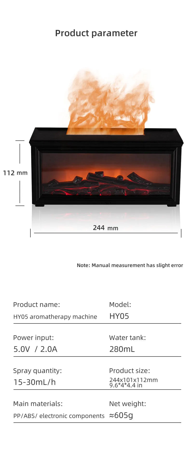 HomeFyZy FlameMist™ - Flame Aramotherapy Machine