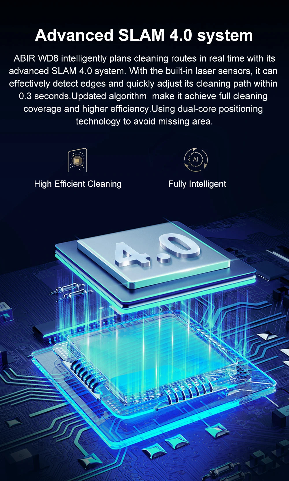 HomeFyZy GlassBot™ - Dual Water Spray, Smart Memory ,High Vacuum Suction, Laser Sensor, Home Wall Glass Cleaning Robot