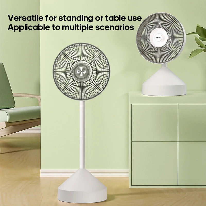 HomeFyzy BreezePro™ – 4-Speed Silent Air Circulator Fan with Remote Control
