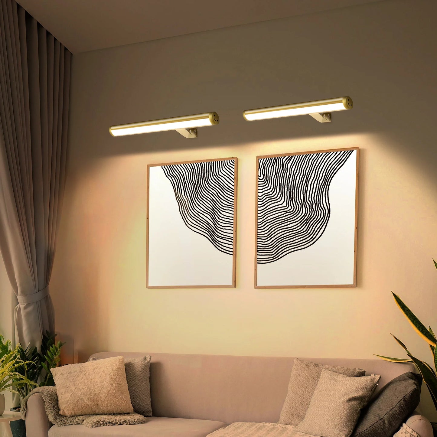 HomeFyZy MirrorGlow™ Remote Control LED Wall Light USB Charging