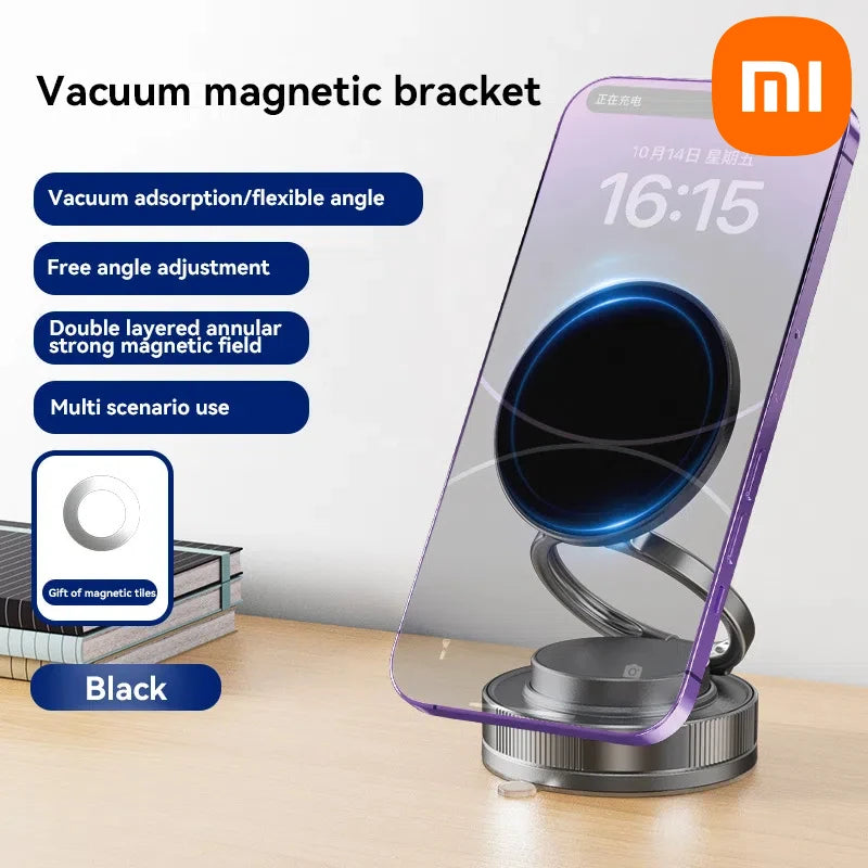 XIAOMI Car Magnetic Vacuum Adsorption Bracket - 360 Rotating Double Side Suction Cup Mobile Phone Holder