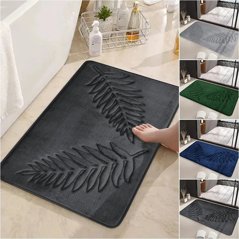 HomeFyZy SoftGrip Bath Rug™- Fashion Bath Rug Soft Non-Slip Quick Dry Bath Mat