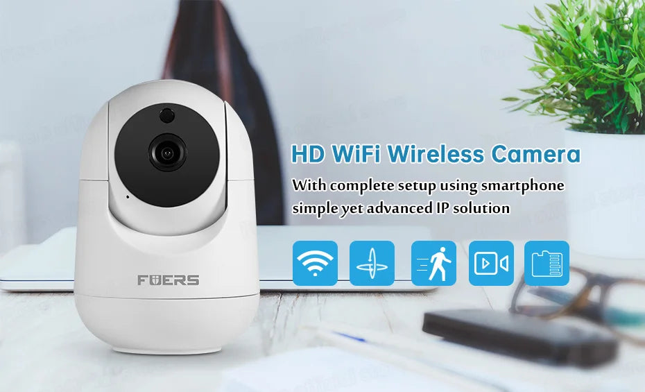 HomeFyZy UltraWatch™ - 4K 8MP IP Camera Tuya Smart Home Indoor WiFi Wireless Surveillance Camera Automatic Tracking CCTV Security Baby Monitor