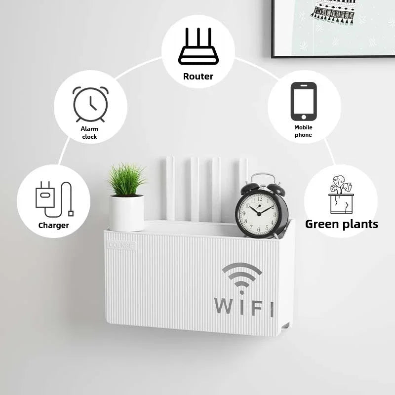 HomeFyZy WiFi Storage Box™ - Office Media Decor Console Box