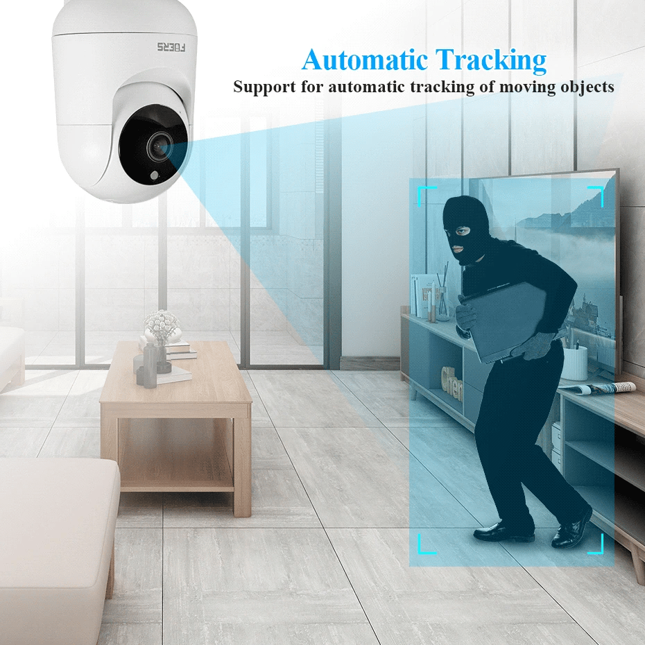 HomeFyZy UltraWatch™ - 4K 8MP IP Camera Tuya Smart Home Indoor WiFi Wireless Surveillance Camera Automatic Tracking CCTV Security Baby Monitor