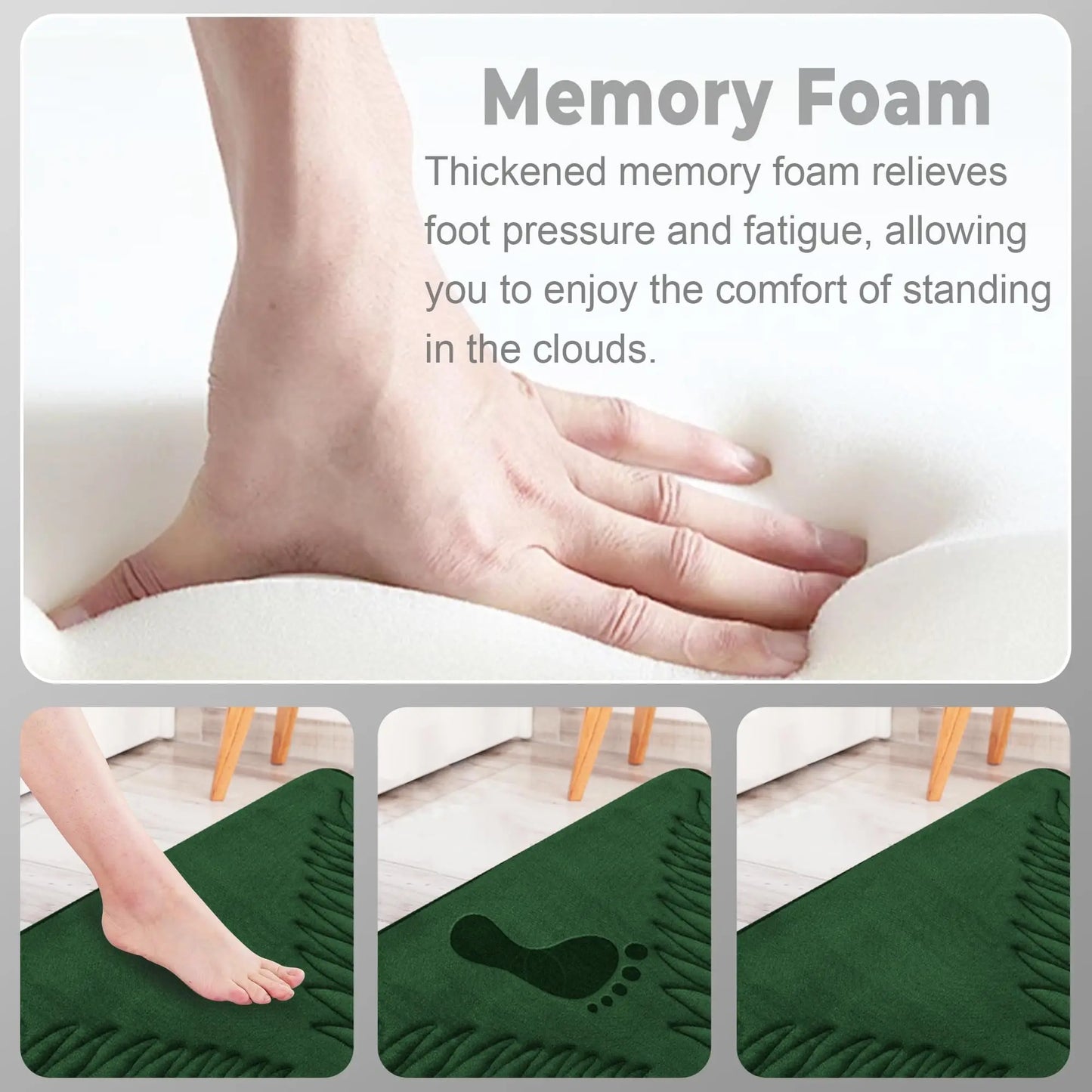 HomeFyZy SoftGrip Bath Rug™- Fashion Bath Rug Soft Non-Slip Quick Dry Bath Mat