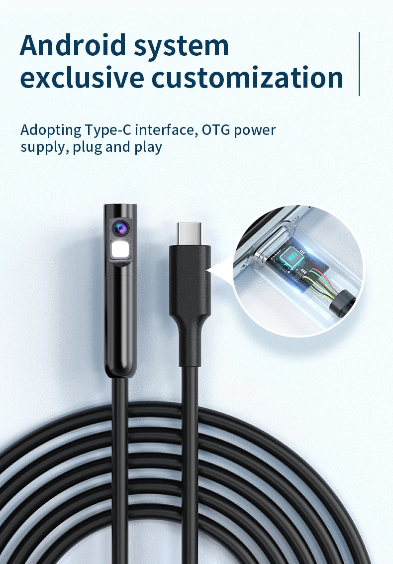 HomeFyZy Dual-Lens Endoscope Camera™ - 2MP Single/Dual Lens Endoscope Camera Mini Inspection Camera