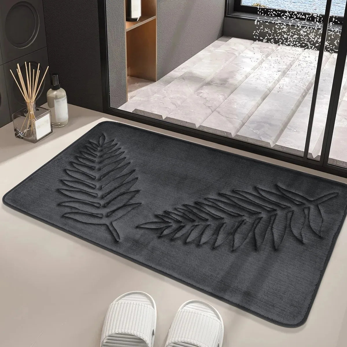 HomeFyZy SoftGrip Bath Rug™- Fashion Bath Rug Soft Non-Slip Quick Dry Bath Mat