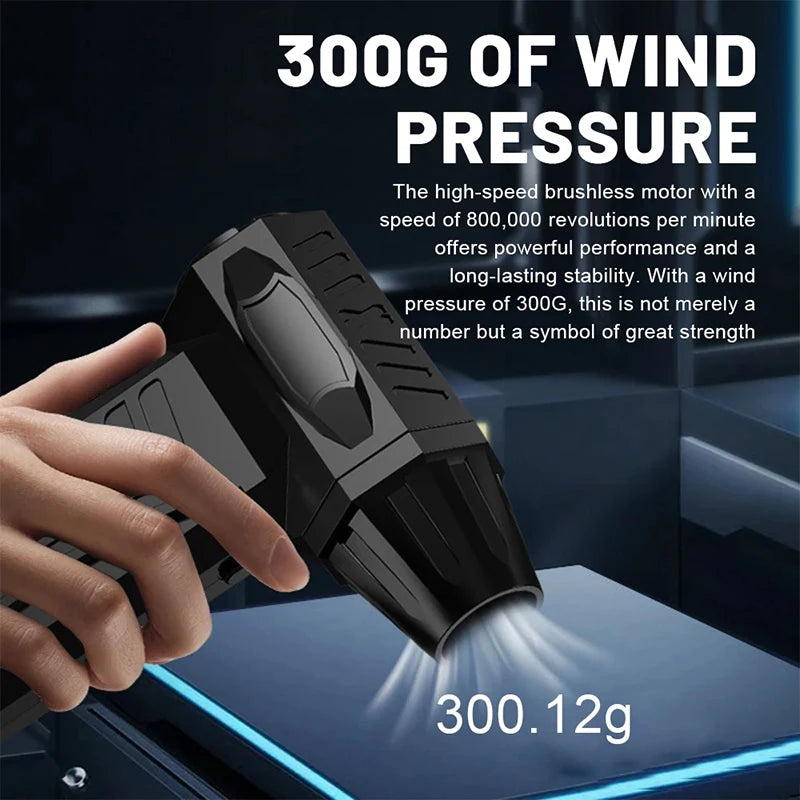 Xiaomi TurboJet™ - Super Violent Blower 800000RPM Brushless Turbo Jet Blower Dry 10000mAh Fast Charging Duct Fan Cleaning Tool