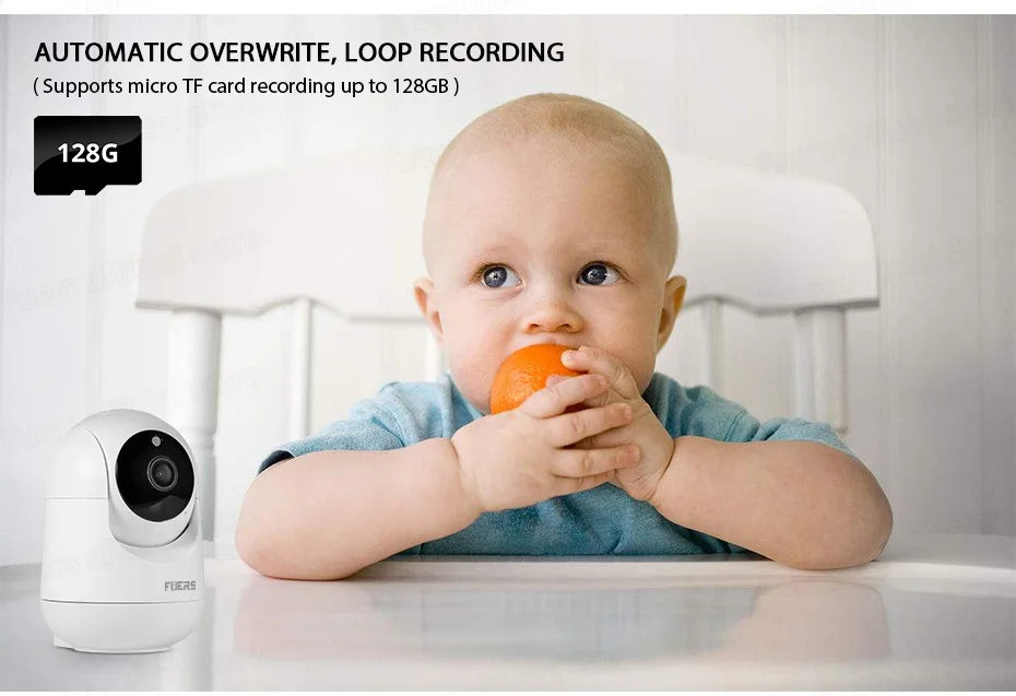 HomeFyZy UltraWatch™ - 4K 8MP IP Camera Tuya Smart Home Indoor WiFi Wireless Surveillance Camera Automatic Tracking CCTV Security Baby Monitor