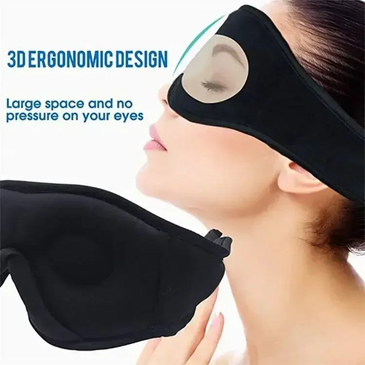 HomeFyZy 3D DreamMask™ - Eye Mask Bluetooth Music Play Sleeping Headphones with Built-in HD Speaker Mask For Sleep Headphones Wireless Air Travel 5.0