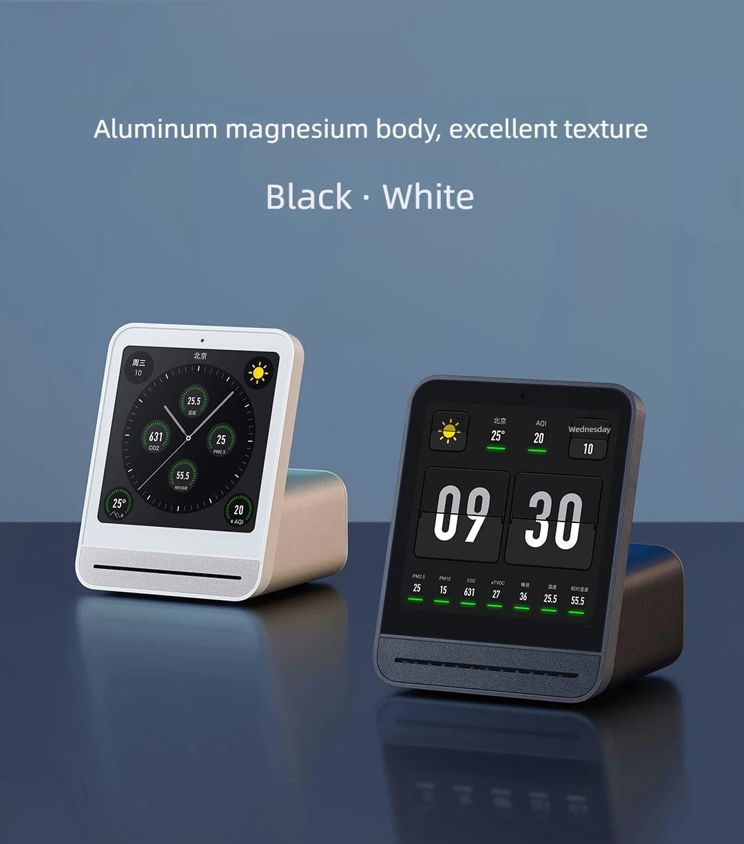 HomeFyZy AirSense™ – Smart Air Quality Monitor (CO₂, PM2.5, Temp & Humidity)
