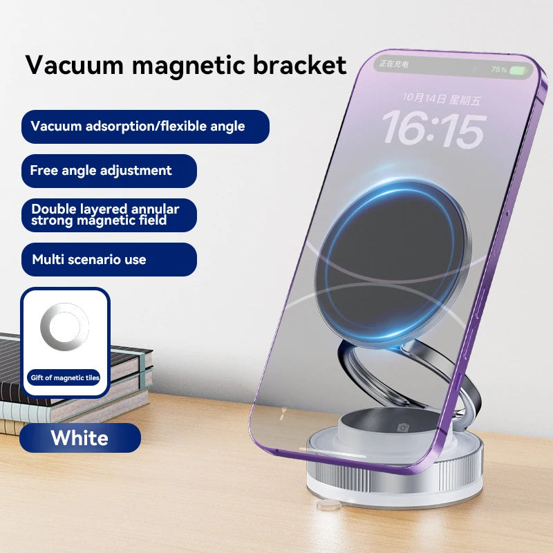 XIAOMI Car Magnetic Vacuum Adsorption Bracket - 360 Rotating Double Side Suction Cup Mobile Phone Holder