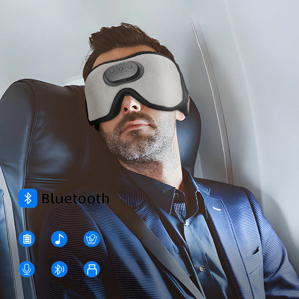 HomeFyZy DreamMask™ - Sleep Headphones Bluetooth Sleep Mask with Cooling Eye Shade