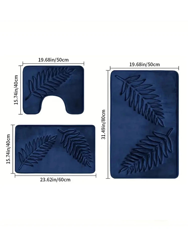 HomeFyZy SoftGrip Bath Rug™- Fashion Bath Rug Soft Non-Slip Quick Dry Bath Mat
