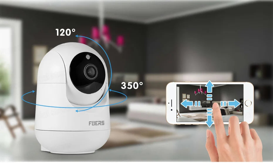 HomeFyZy UltraWatch™ - 4K 8MP IP Camera Tuya Smart Home Indoor WiFi Wireless Surveillance Camera Automatic Tracking CCTV Security Baby Monitor
