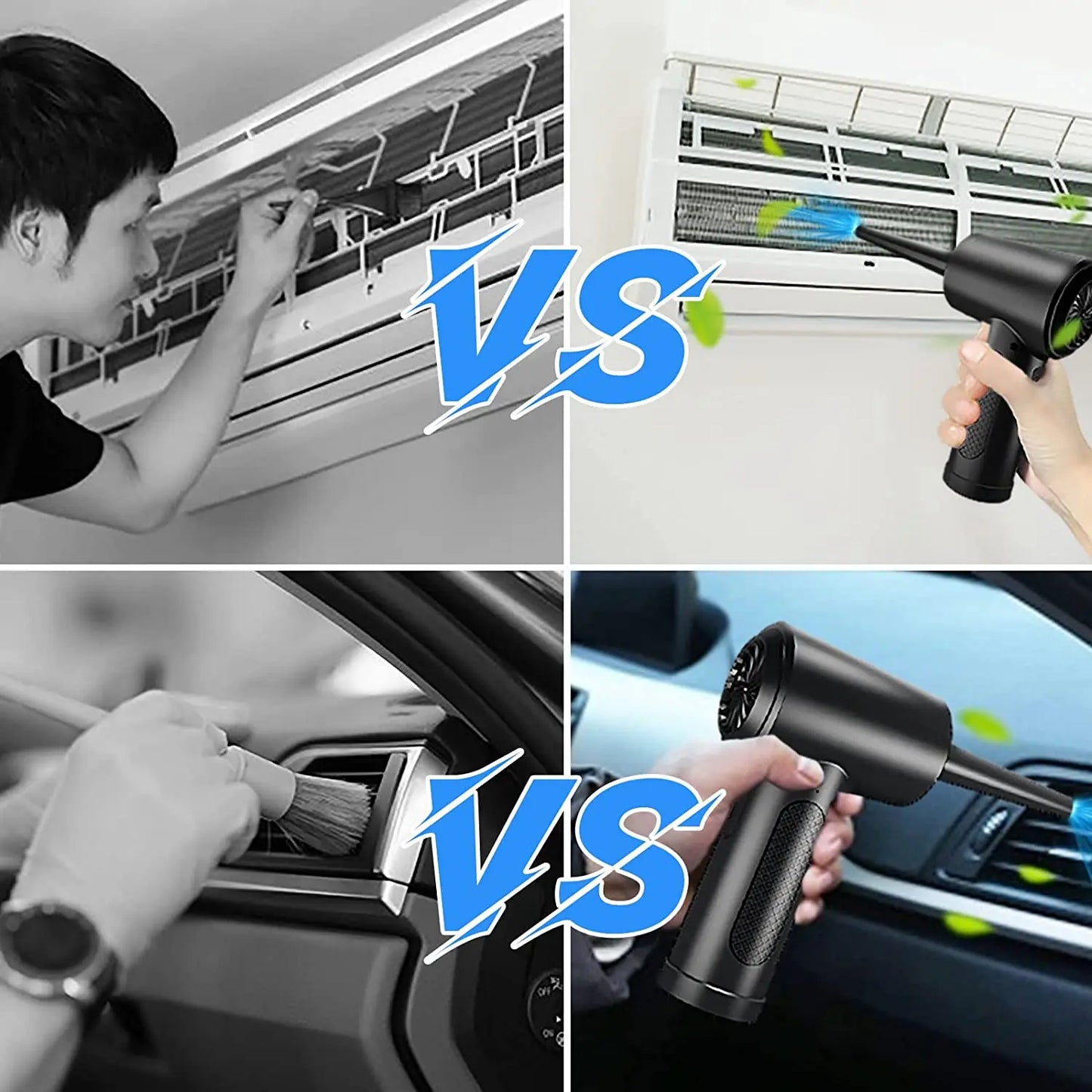 HomeFyZy DustBlow™ 51000RPM Cordless Compressed Air Blower with LED Light