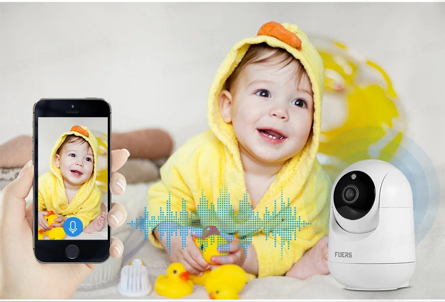 HomeFyZy UltraWatch™ - 4K 8MP IP Camera Tuya Smart Home Indoor WiFi Wireless Surveillance Camera Automatic Tracking CCTV Security Baby Monitor