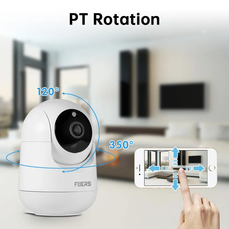 HomeFyZy UltraWatch™ - 4K 8MP IP Camera Tuya Smart Home Indoor WiFi Wireless Surveillance Camera Automatic Tracking CCTV Security Baby Monitor