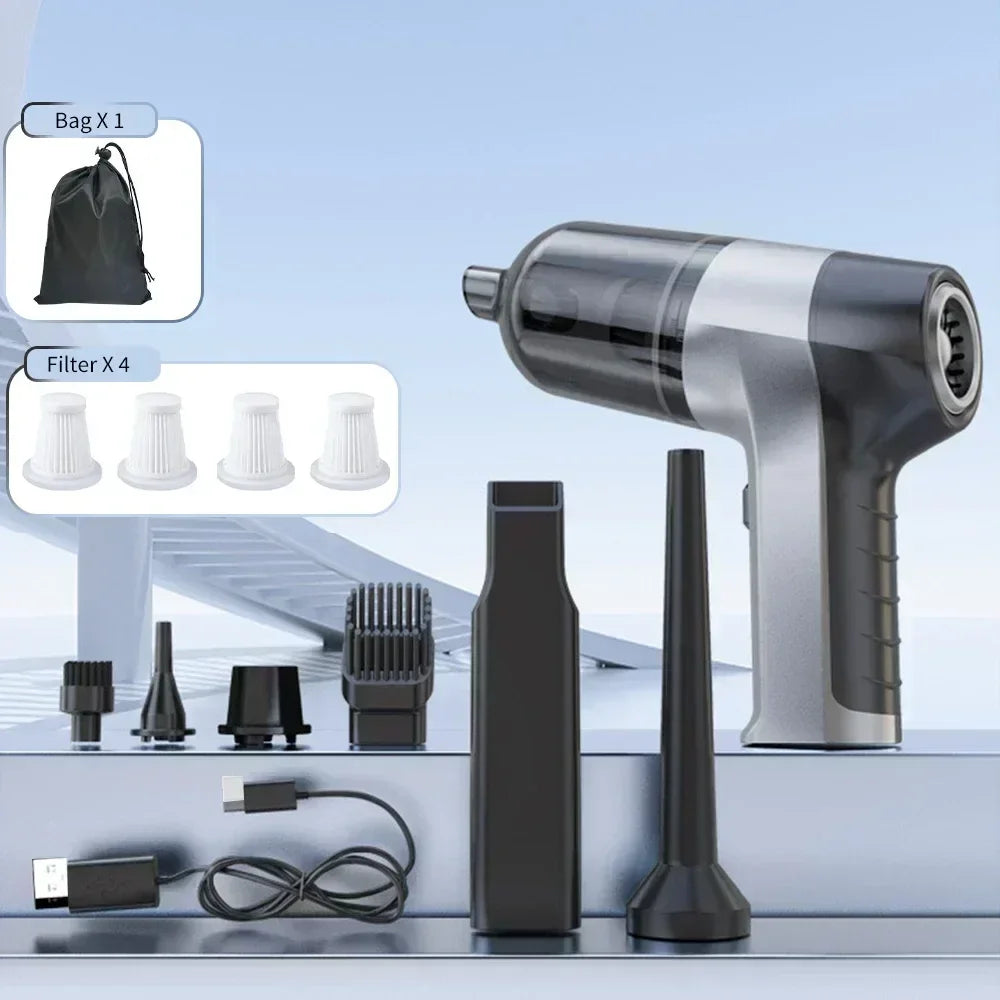 HomeFyZy CarClean™ - Vacuum Cleaner 4 in 1 Wireless Vacuum Cleaner Handheld Vacuum Pump