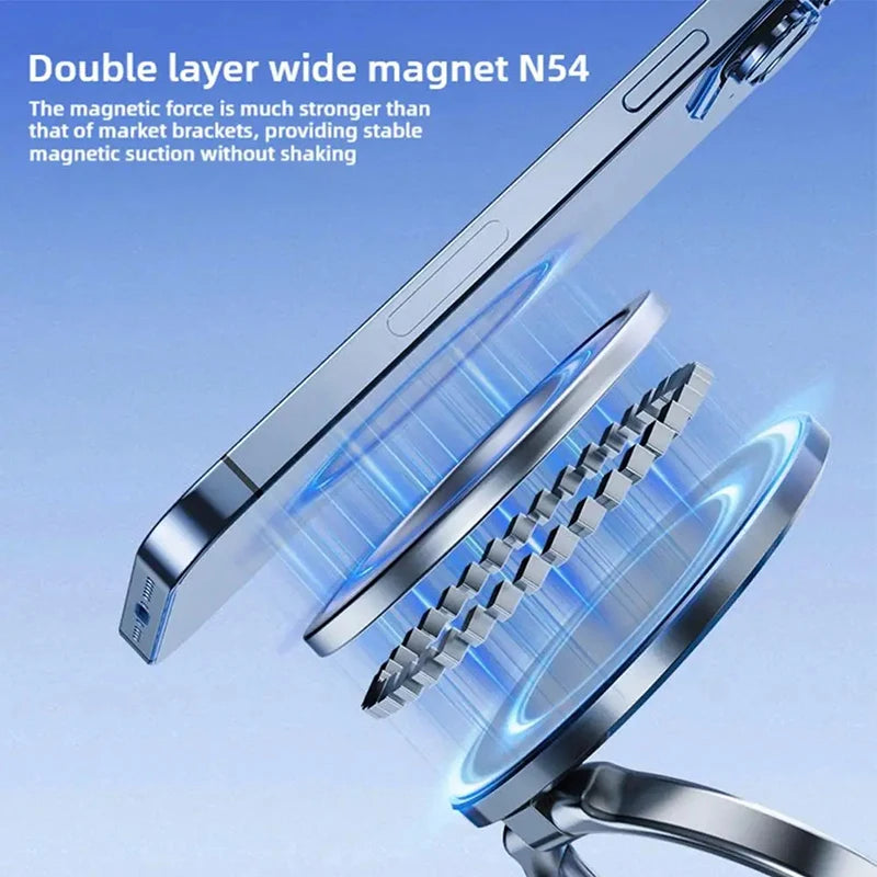 XIAOMI Car Magnetic Vacuum Adsorption Bracket - 360 Rotating Double Side Suction Cup Mobile Phone Holder