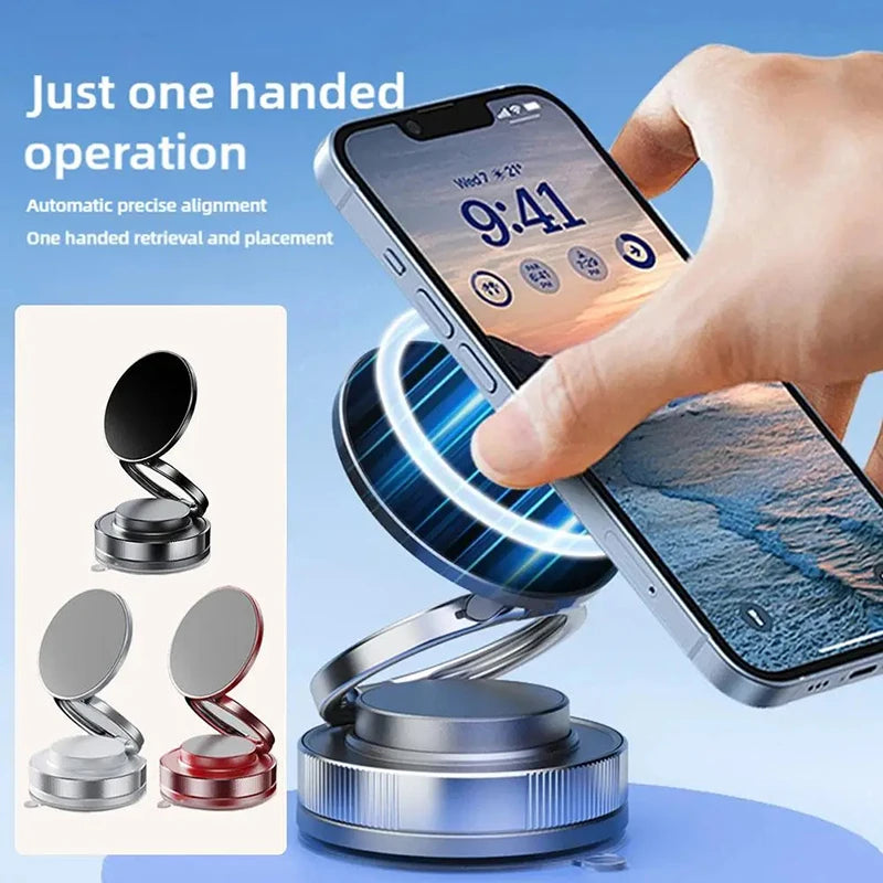XIAOMI Car Magnetic Vacuum Adsorption Bracket - 360 Rotating Double Side Suction Cup Mobile Phone Holder
