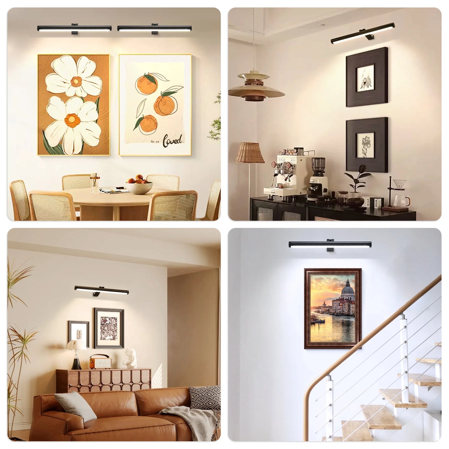 HomeFyZy MirrorGlow™ Remote Control LED Wall Light USB Charging