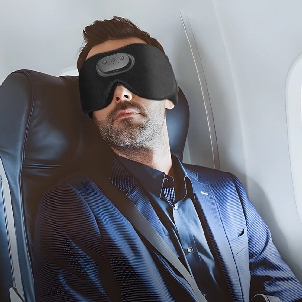 HomeFyZy DreamMask™ - Sleep Headphones Bluetooth Sleep Mask with Cooling Eye Shade