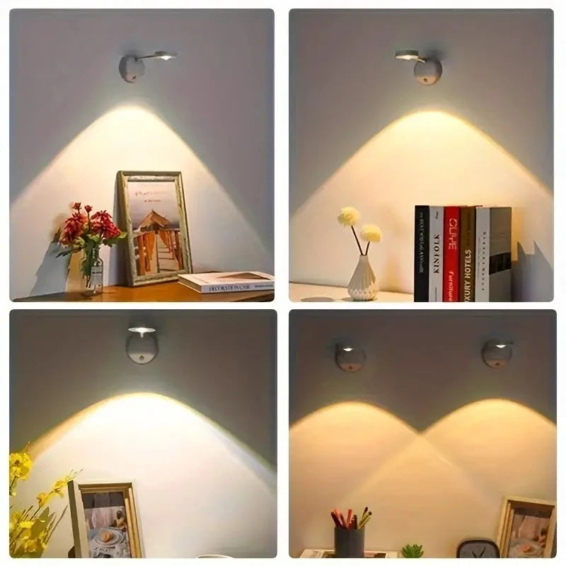 HomeFyZy MotionGlow™ - Wireless Motion Sensor Light LED USB Rechargeable Wall Lamp