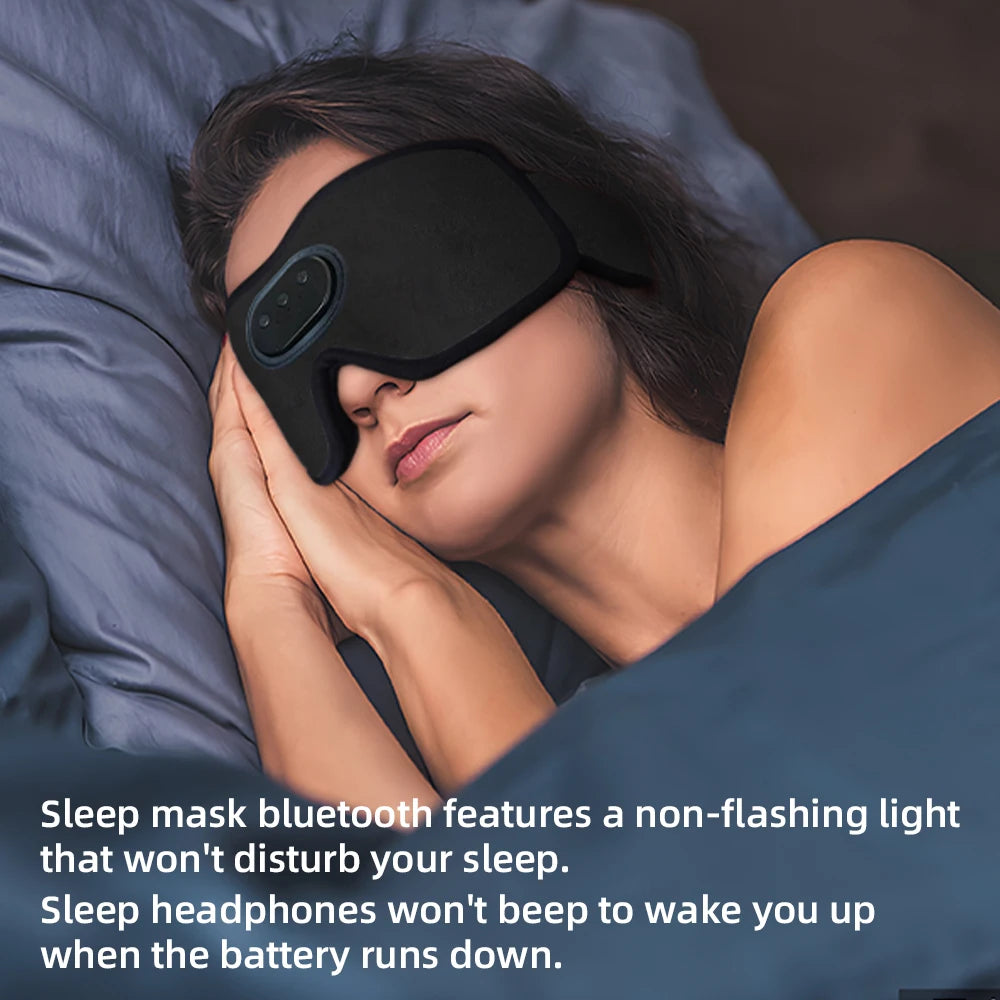 HomeFyZy DreamMask™ - Sleep Headphones Bluetooth Sleep Mask with Cooling Eye Shade