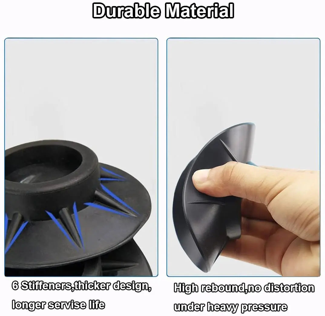 HomeFyZy Anti-Vibration Washer Pads™ - 4Pcs Silent Skid Raiser Mat For Washing Machine Support Dampers