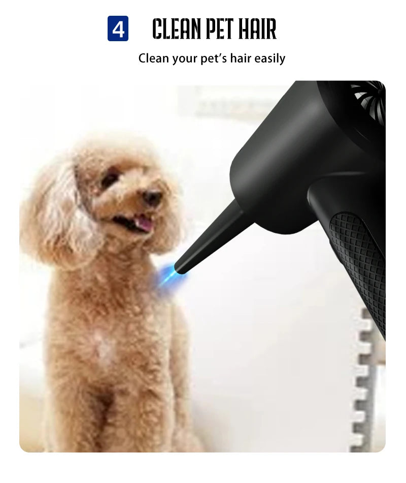 HomeFyZy DustBlow™ 51000RPM Cordless Compressed Air Blower with LED Light