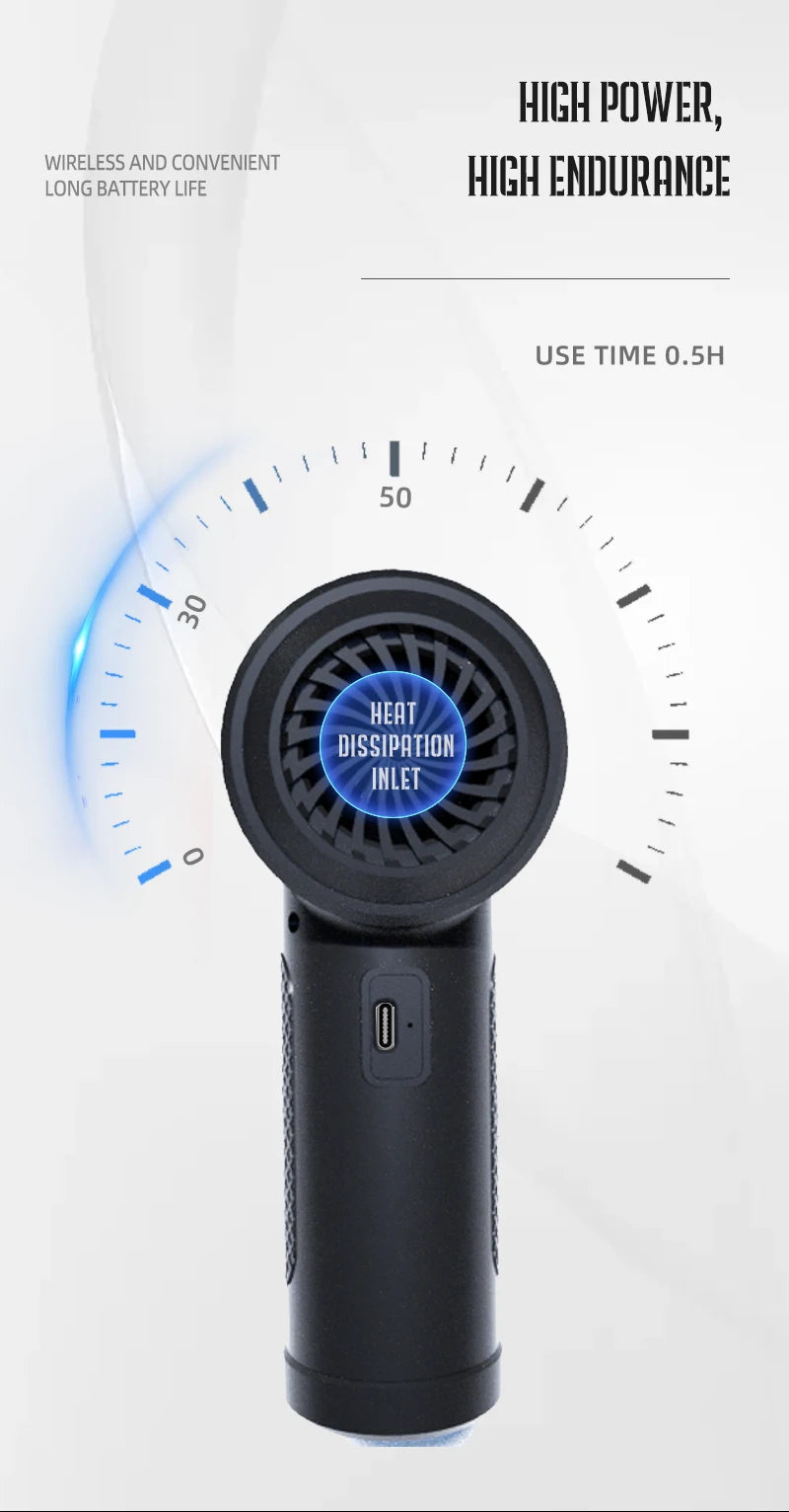 HomeFyZy DustBlow™ 51000RPM Cordless Compressed Air Blower with LED Light